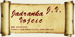Jadranka Vojčić vizit kartica